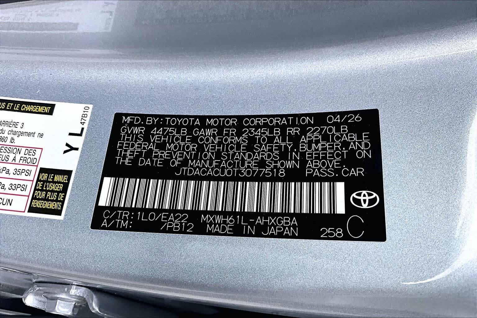 New 2026 Toyota Prius Plug-In Hybrid FWD image 18