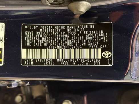 Certified 2023 Toyota Corolla LE image 26