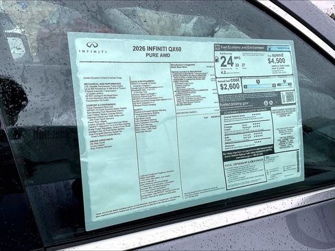 New 2026 INFINITI QX60 Pure image 14
