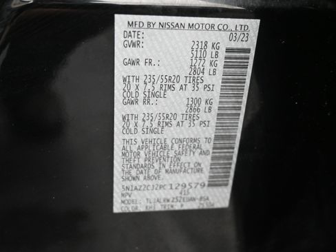 Used 2023 Nissan Murano SL w/ SL Moonroof Package FWD image 16