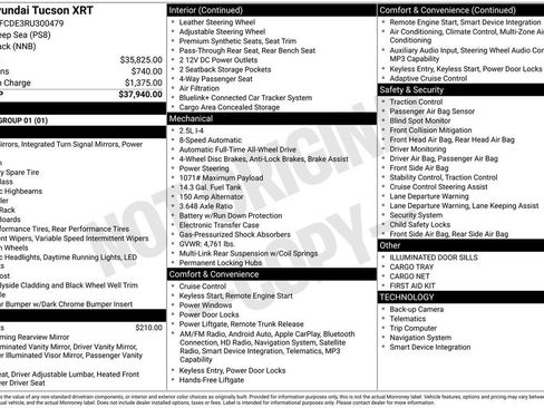 Certified 2024 Hyundai Tucson XRT AWD/4WD image 30
