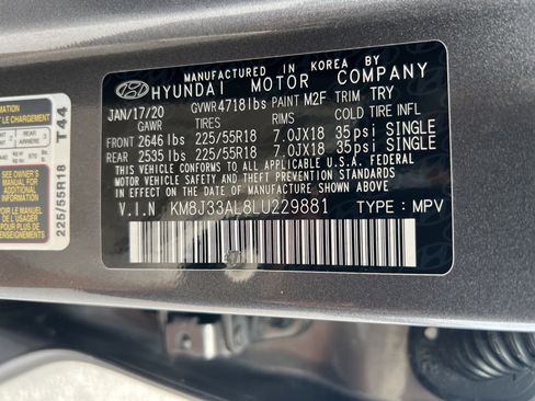 Used 2020 Hyundai Tucson Limited FWD image 35