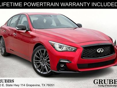 Certified 2024 INFINITI Q50 Red Sport 400 w/ Carbon Fiber Package