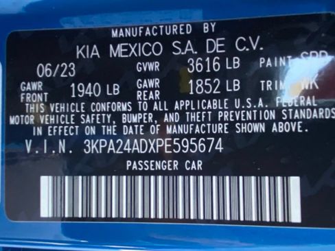 Certified 2023 Kia Rio S w/ Technology Package FWD image 30