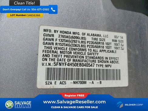 Used 2014 Honda Pilot EX-L image 19