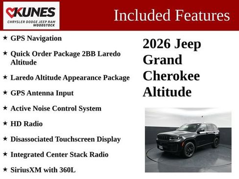 New 2026 Jeep Grand Cherokee Altitude AWD/4WD image 3
