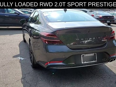 Used 2023 Genesis G70 2.0T w/ Sport Prestige Package RWD image 7