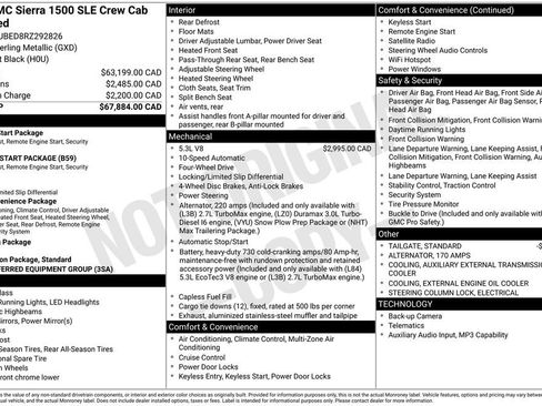 Used 2024 GMC Sierra 1500 SLE AWD/4WD image 48