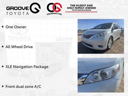 Used 2017 Toyota Sienna XLE w/ XLE Navigation Package AWD/4WD image 4