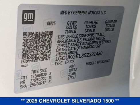New 2025 Chevrolet Silverado 1500 LTZ w/ LTZ Premium Package image 39