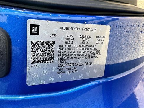 Used 2020 Chevrolet Corvette Stingray Coupe w/ 1LT image 6