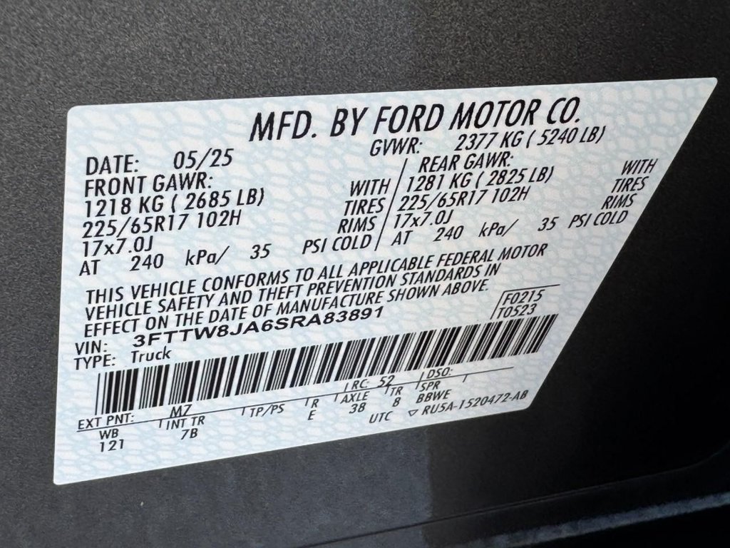 Used 2025 Ford Maverick XLT w/ Equipment Group 302A AWD/4WD image 22