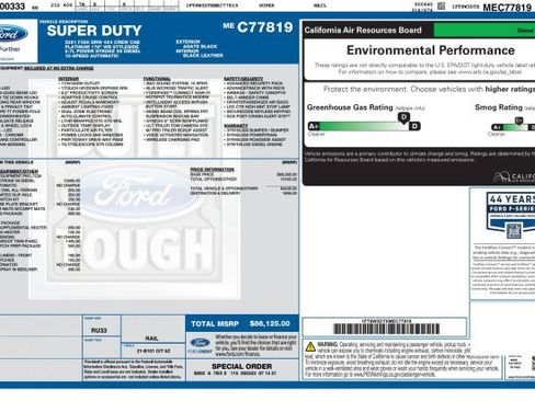 Used 2021 Ford F350 Platinum AWD/4WD image 2