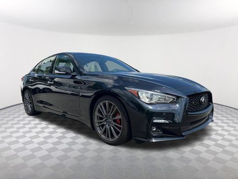 Used 2023 INFINITI Q50 Red Sport 400 w/ Black Opal Edition RWD image 3