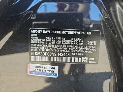 Used 2022 BMW X3 xDrive30i w/ Convenience Package AWD/4WD image 39