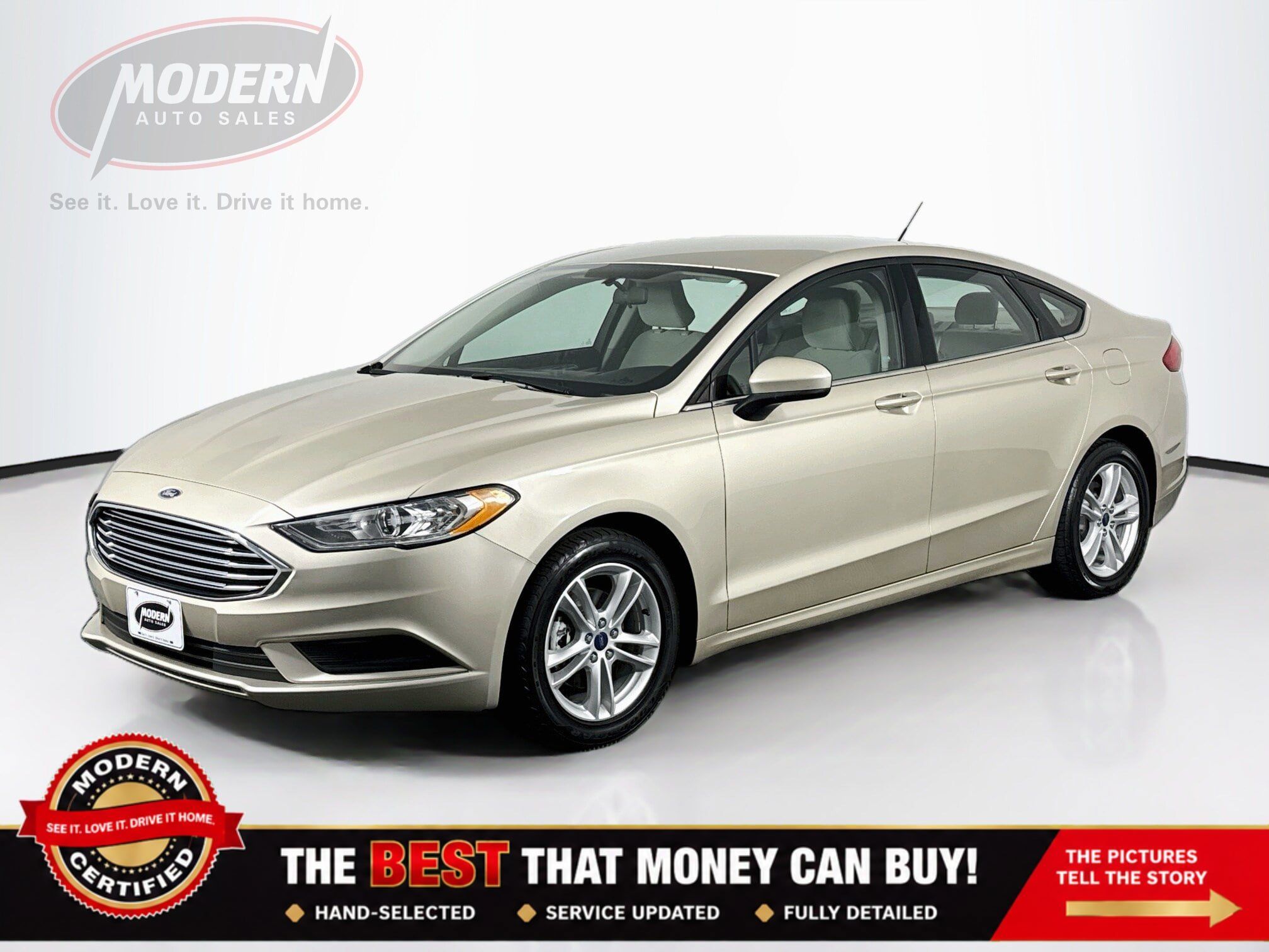 Used 2018 Ford Fusion SE FWD image 1