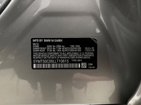 Used 2020 BMW X3 M M NAVIGATION image 24