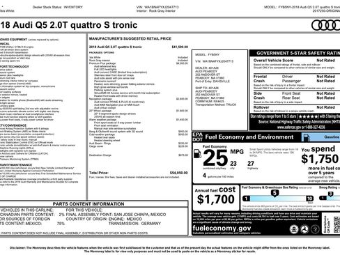 Used 2018 Audi Q5 2.0T Premium Plus w/ Premium Plus Package image 3