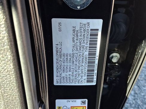 Certified 2025 Honda Accord LX image 27