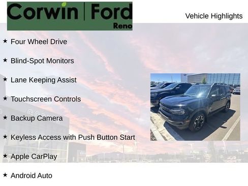 Used 2021 Ford Bronco Sport Outer Banks AWD/4WD image 6