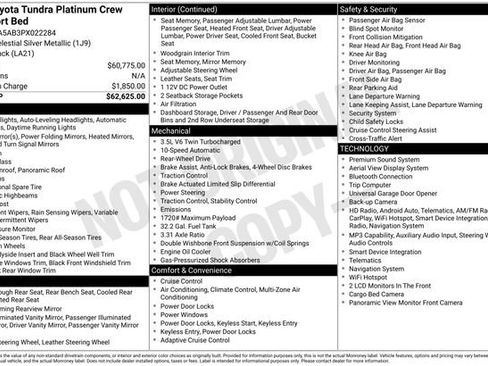 Used 2023 Toyota Tundra Platinum RWD image 5