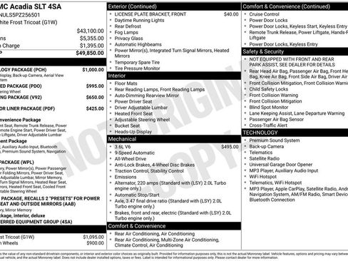 Used 2023 GMC Acadia SLT w/ Technology Package AWD/4WD image 5