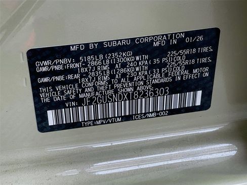 New 2026 Subaru Crosstrek 2.5i Limited image 23