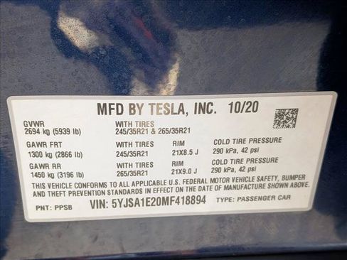 Used 2021 Tesla Model S Long Range Plus AWD/4WD image 23