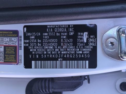 Certified 2024 Kia Sorento SX Prestige AWD/4WD image 36