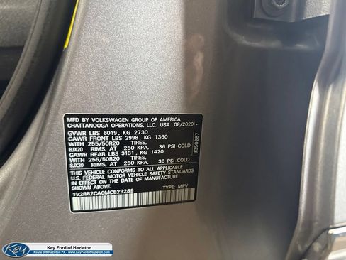 Used 2021 Volkswagen Atlas SE w/ Panoramic Sunroof Package AWD/4WD image 18
