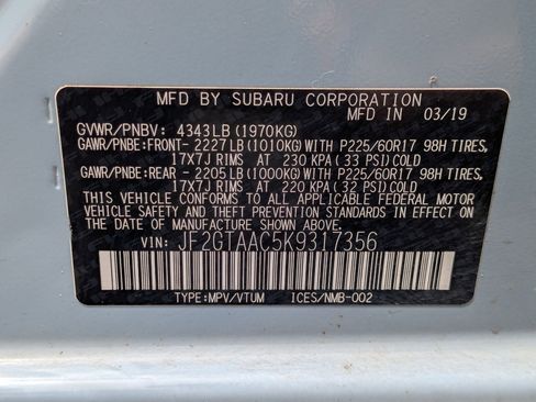 Used 2019 Subaru Crosstrek 2.0i AWD/4WD image 35