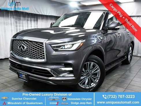 Used 2023 INFINITI QX80 Luxe w/ Cargo Package AWD/4WD image 1