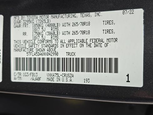 Used 2022 Toyota Tundra SR5 image 33