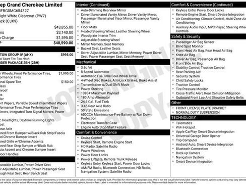 Used 2021 Jeep Grand Cherokee Limited w/ Trailer Tow Group IV image 2