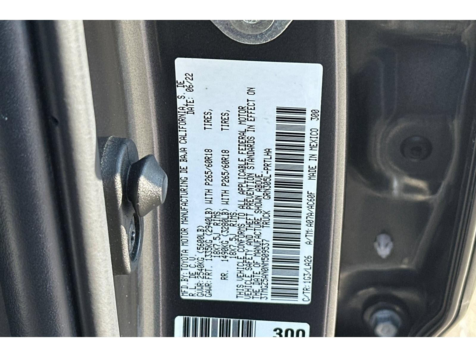Certified 2022 Toyota Tacoma Limited w/ Nightshade Package AWD/4WD image 34