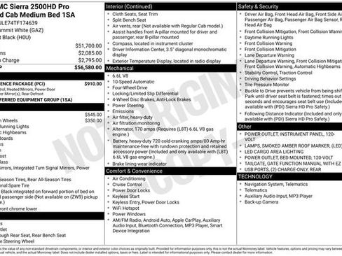 New 2026 GMC Sierra 2500 Pro w/ Convenience Package AWD/4WD image 3