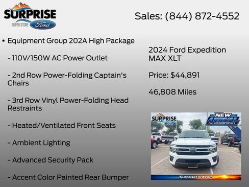 Used 2024 Ford Expedition Max XLT AWD/4WD image 7
