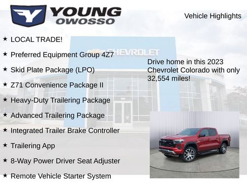 Used 2023 Chevrolet Colorado Z71 w/ Z71 Convenience Package 2 AWD/4WD image 8