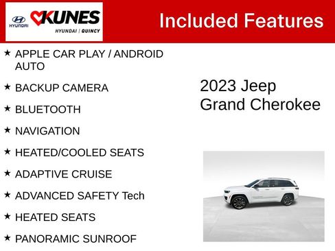 Used 2023 Jeep Grand Cherokee Overland AWD/4WD image 2