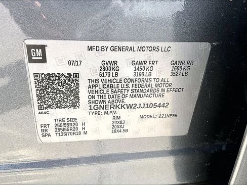 Used 2018 Chevrolet Traverse Premier w/ Driver Confidence II Package image 43