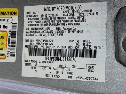 Used 2018 Ford Mustang Premium w/ Equipment Group 201A RWD image 12