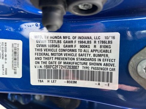 Used 2017 Honda Civic EX image 18