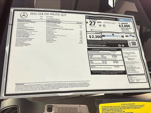 New 2026 Mercedes-Benz GLB 250 4MATIC image 18