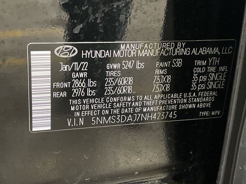 Used 2022 Hyundai Santa Fe SEL w/ Convenience + Premium Package image 27