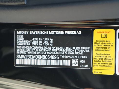 Used 2022 BMW 230i Coupe w/ Convenience Package RWD image 39