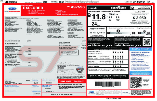 Used 2021 Ford Explorer ST w/ ST Street Pack AWD/4WD image 19