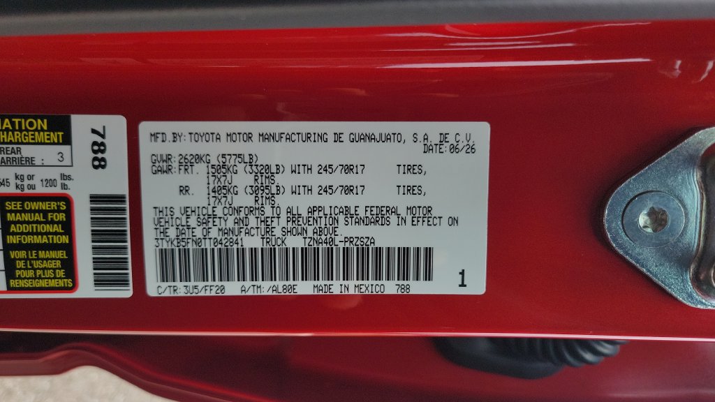 Used 2026 Toyota Tacoma SR5 RWD image 27