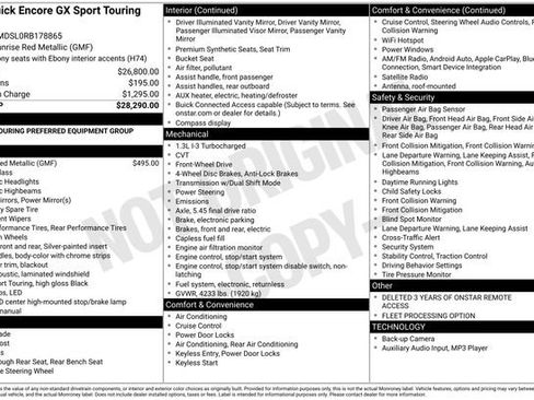 Used 2024 Buick Encore GX Sport Touring image 29