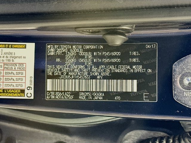 Used 2017 Toyota 4Runner Limited AWD/4WD image 38
