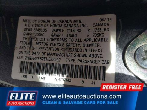 Used 2014 Honda Civic LX image 17